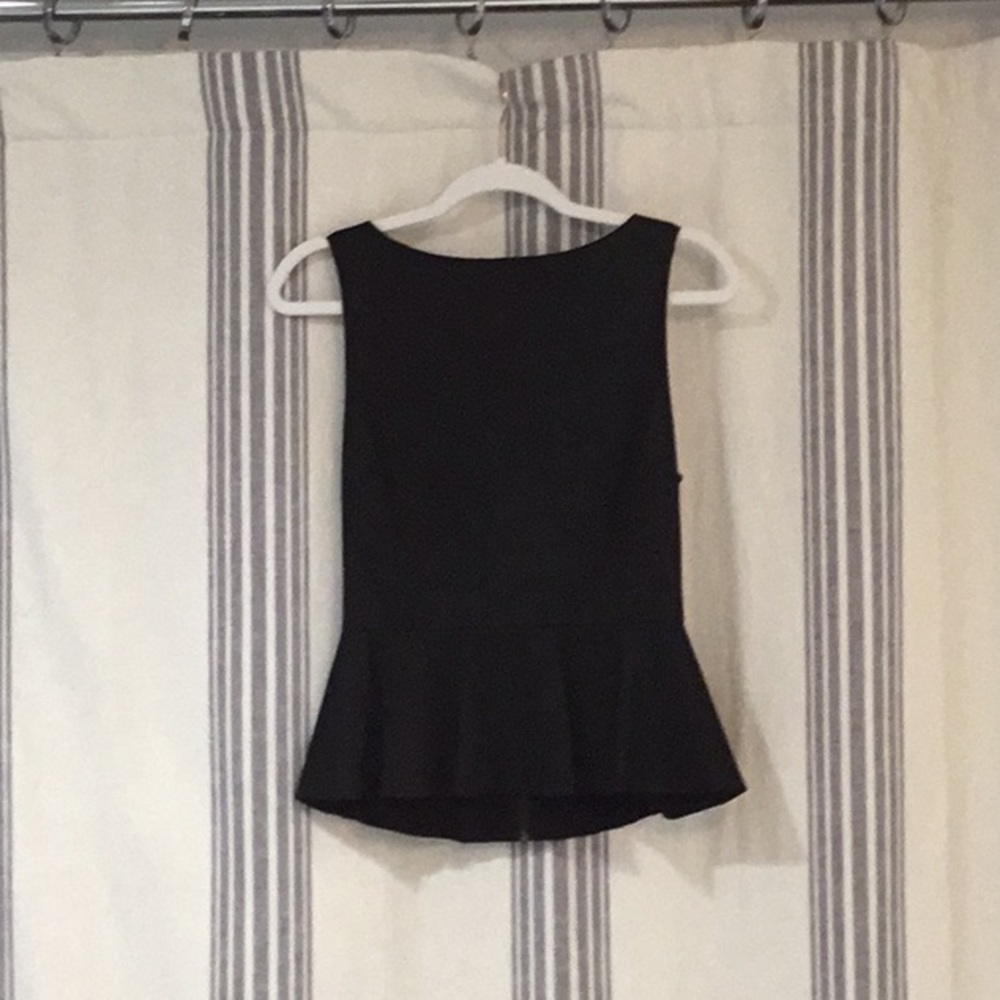 Alice + Olivia sleeveless peplum top